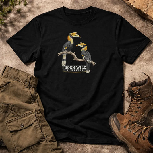 Born Wild Hornbill Regular Fit T-Shirt