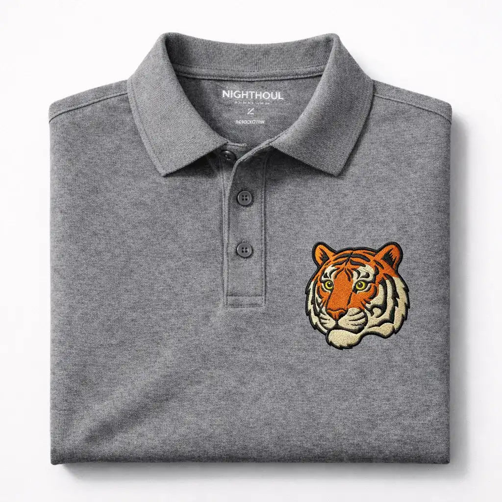 TIGER ELITE POLO EMBROIDERY