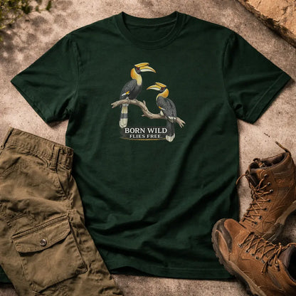 Born Wild Hornbill Regular Fit T-Shirt