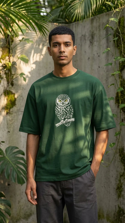 Spotted Owlet Oversized T-shirt