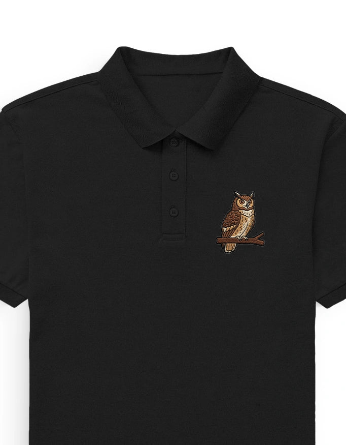OWL ELITE POLO EMBROIDERY
