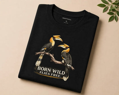 Born Wild Hornbill Regular Fit T-Shirt