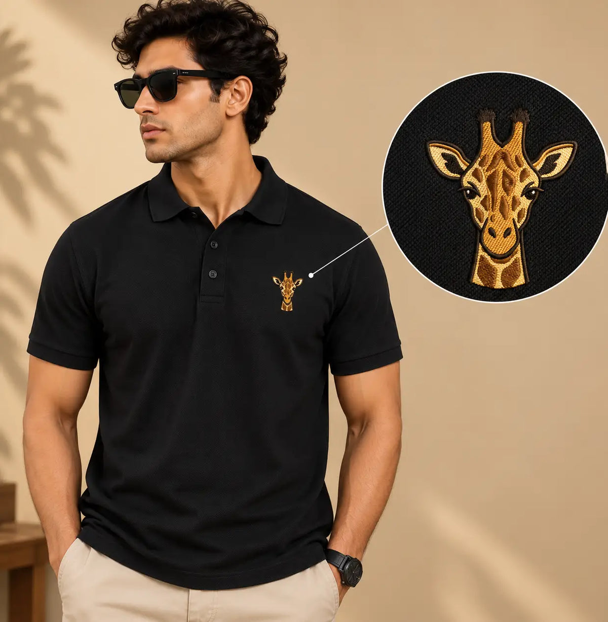 GIRAFFE ELITE POLO EMBROIDERY
