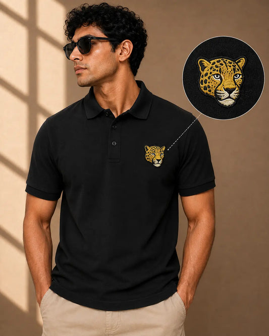LEOPARD ELITE POLO EMBROIDERY