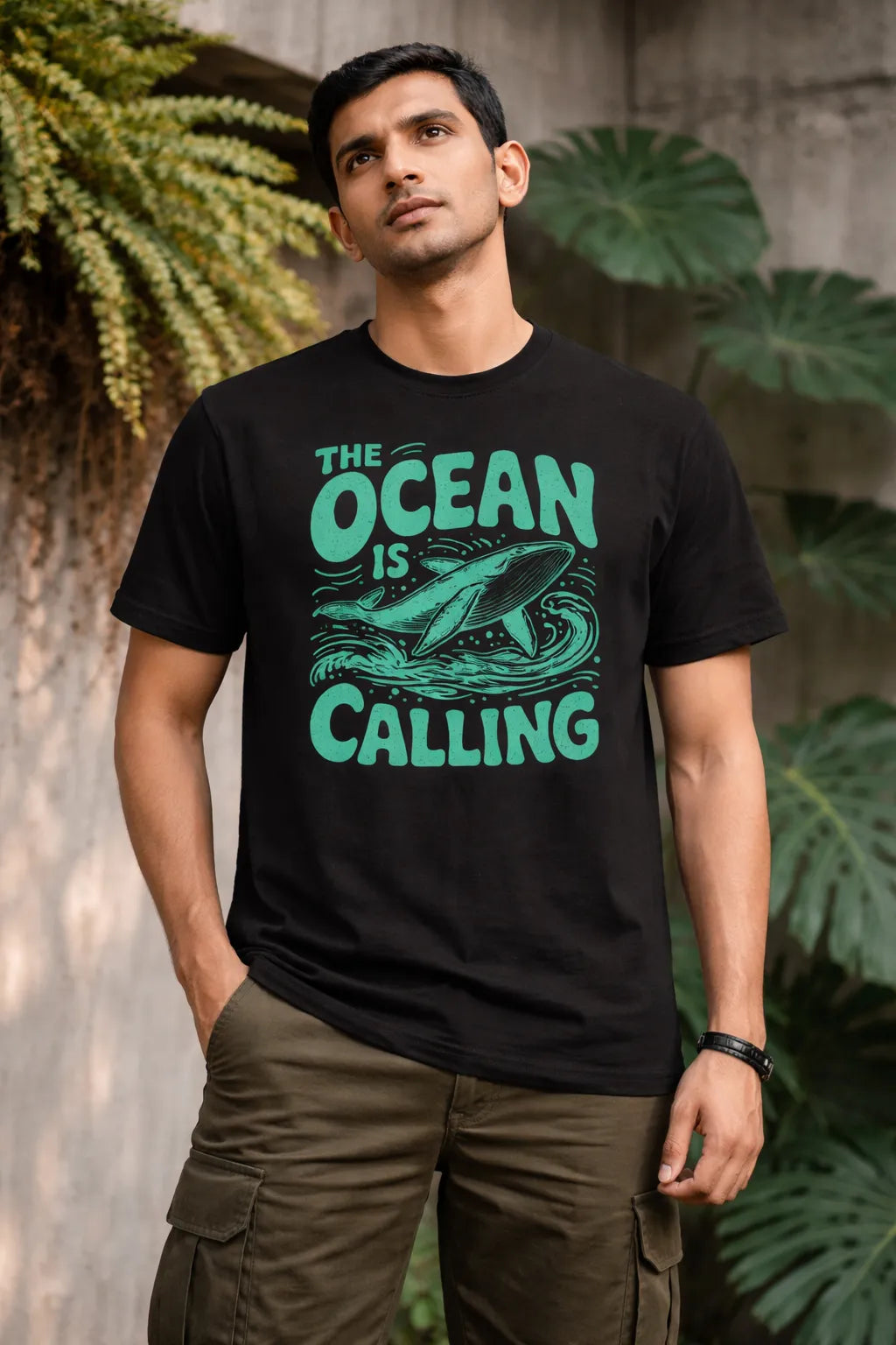 OCEAN CALLING REGULAR FIT T-SHIRT