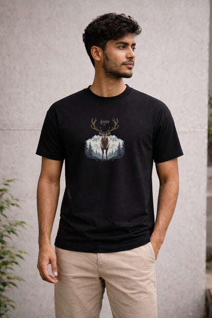 Kashmiri Hangul  Regular Fit T-Shirt