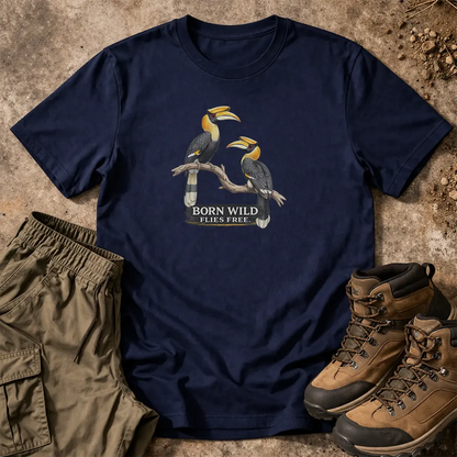 Born Wild Hornbill Regular Fit T-Shirt