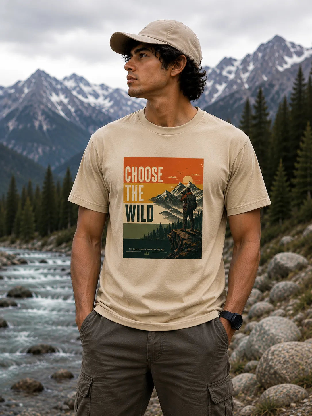 CHOOSE THE WILD  Regular Fit T-Shirt