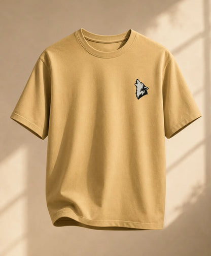 HOWLING WOLF | EMBROIDERED REGULAR FIT T-SHIRT