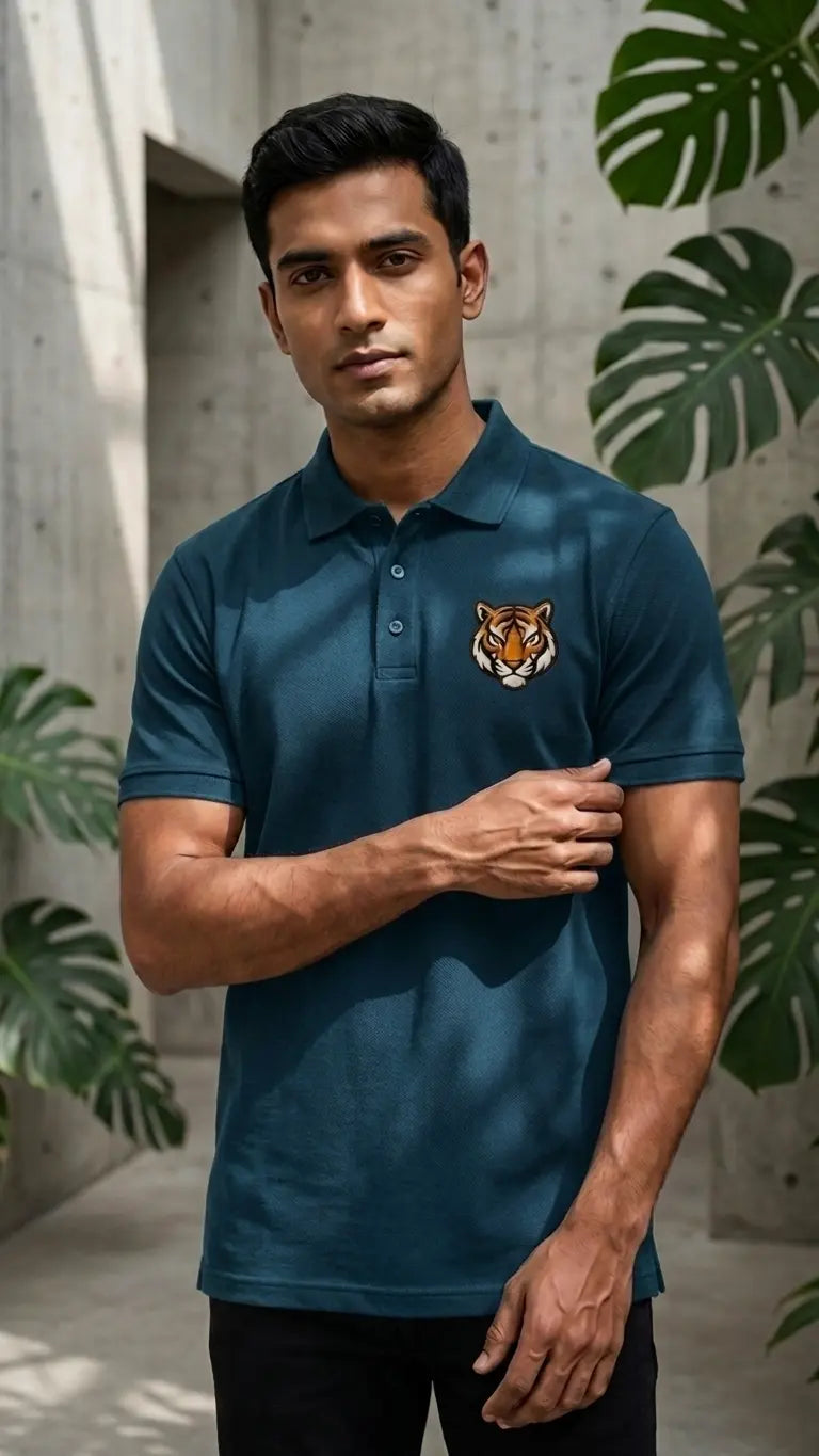 BENGAL TIGER ELITE POLO EMBROIDERY