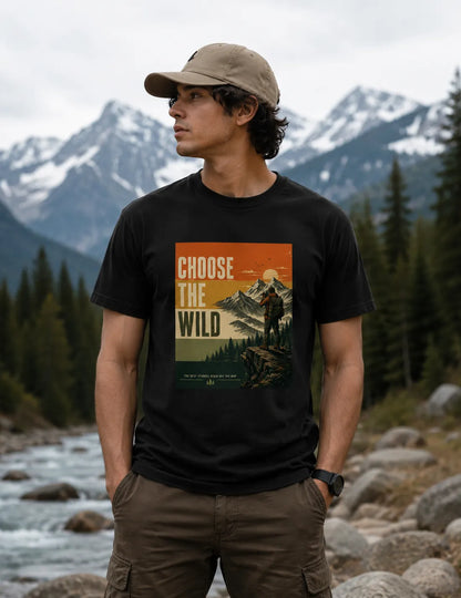 CHOOSE THE WILD  Regular Fit T-Shirt