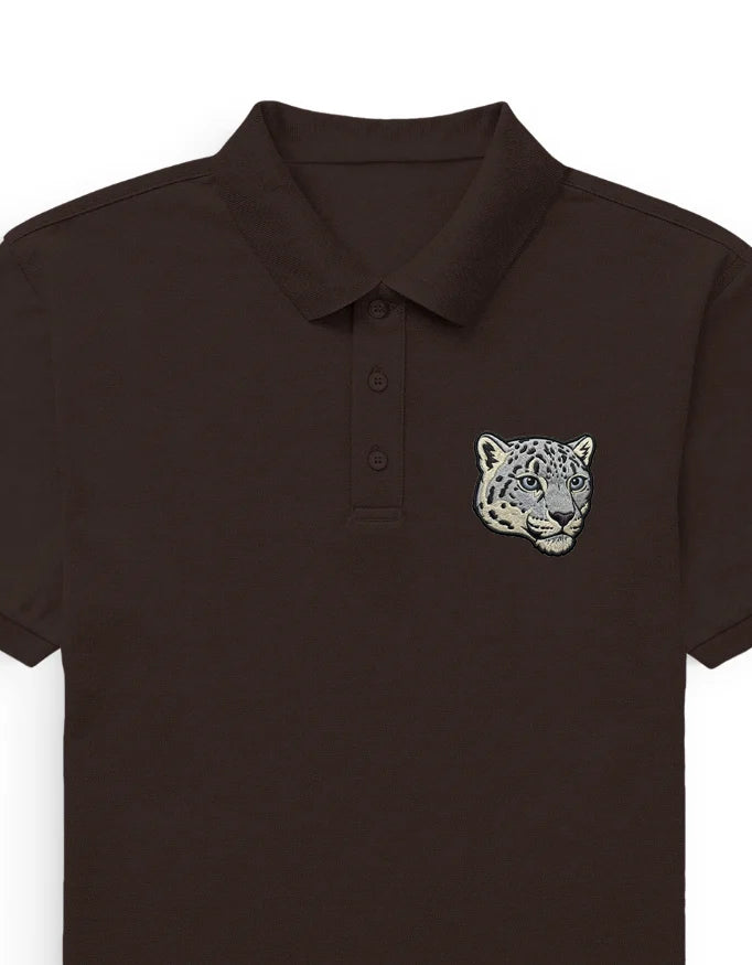 SNOW LEOPARD ELITE POLO EMBROIDERY