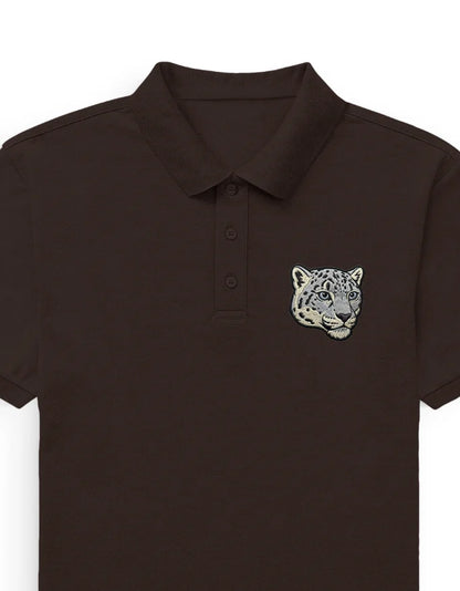 SNOW LEOPARD ELITE POLO EMBROIDERY