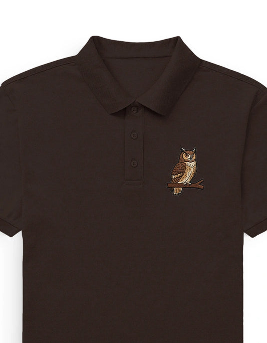 OWL ELITE POLO EMBROIDERY