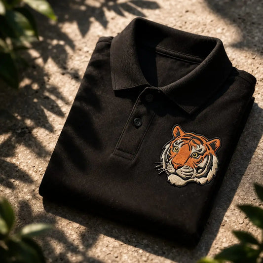 TIGER ELITE POLO EMBROIDERY
