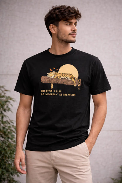 The Resting Leopard: Regular Fit
