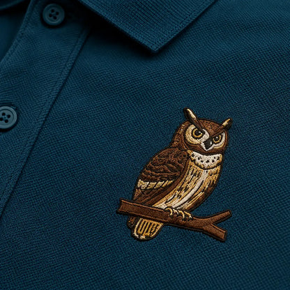 OWL ELITE POLO EMBROIDERY