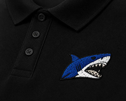 Great White Shark Elite polo Embroidery
