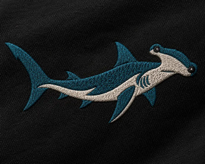 HAMMERHEAD SHARK | EMBROIDERED REGULAR FIT T-SHIRT