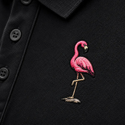 FLAMINGO ELITE POLO EMBROIDERY