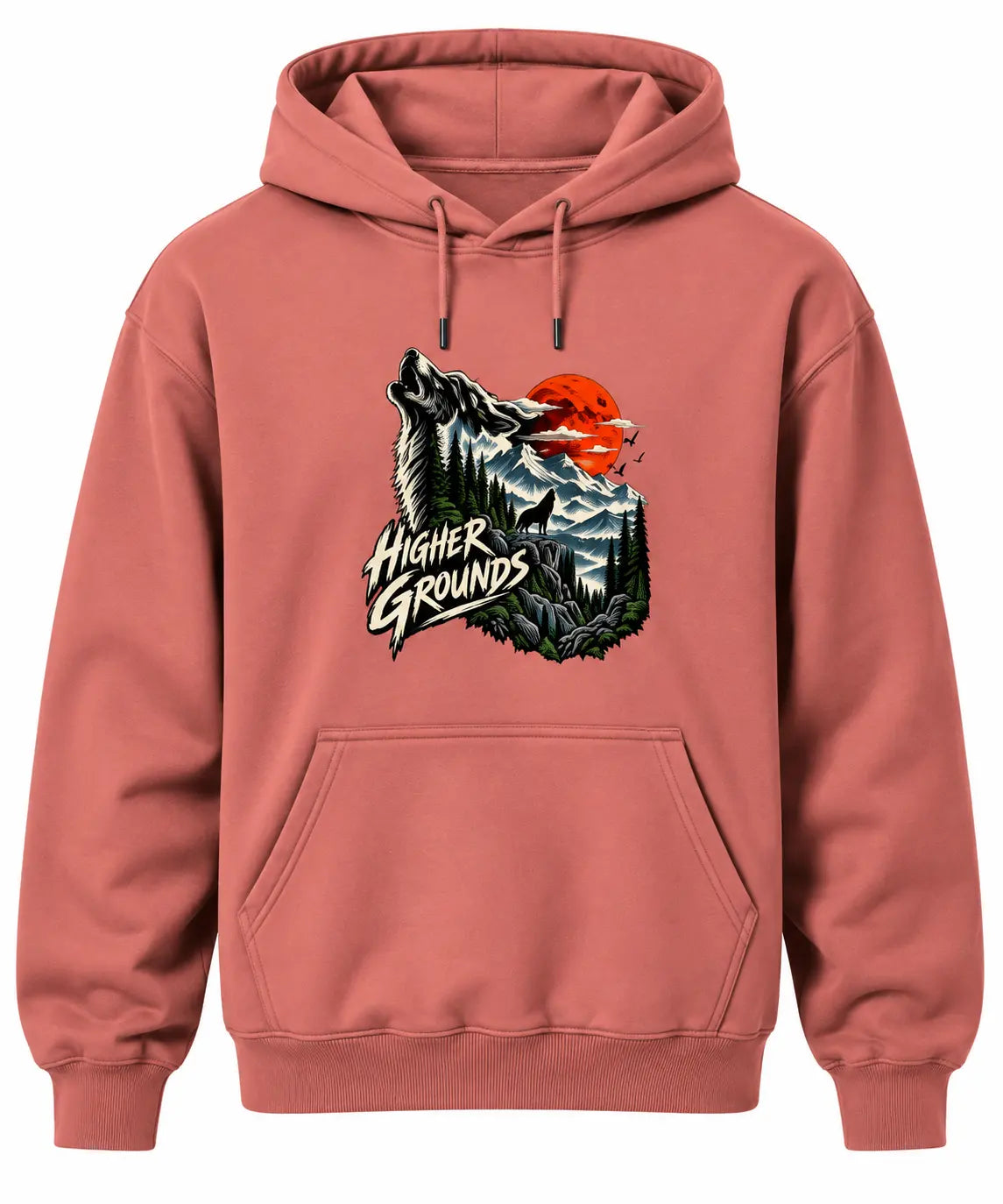 HIGHER GROUNDS WOLF | HEAVYWEIGHT UNISEX HOODIE