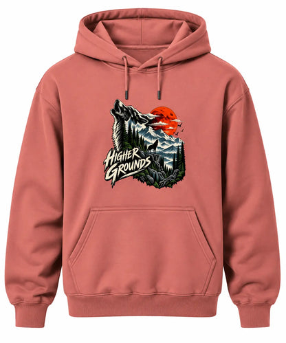 HIGHER GROUNDS WOLF | HEAVYWEIGHT UNISEX HOODIE
