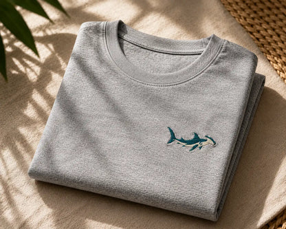 HAMMERHEAD SHARK | EMBROIDERED REGULAR FIT T-SHIRT