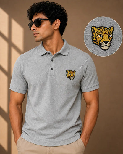 LEOPARD ELITE POLO EMBROIDERY