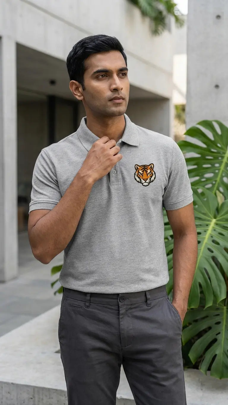 BENGAL TIGER ELITE POLO EMBROIDERY