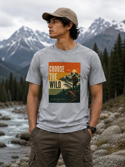 CHOOSE THE WILD  Regular Fit T-Shirt