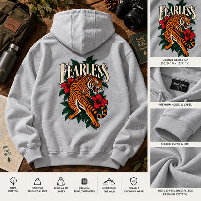 FEARLESS TIGER | HEAVYWEIGHT UNISEX HOODIE