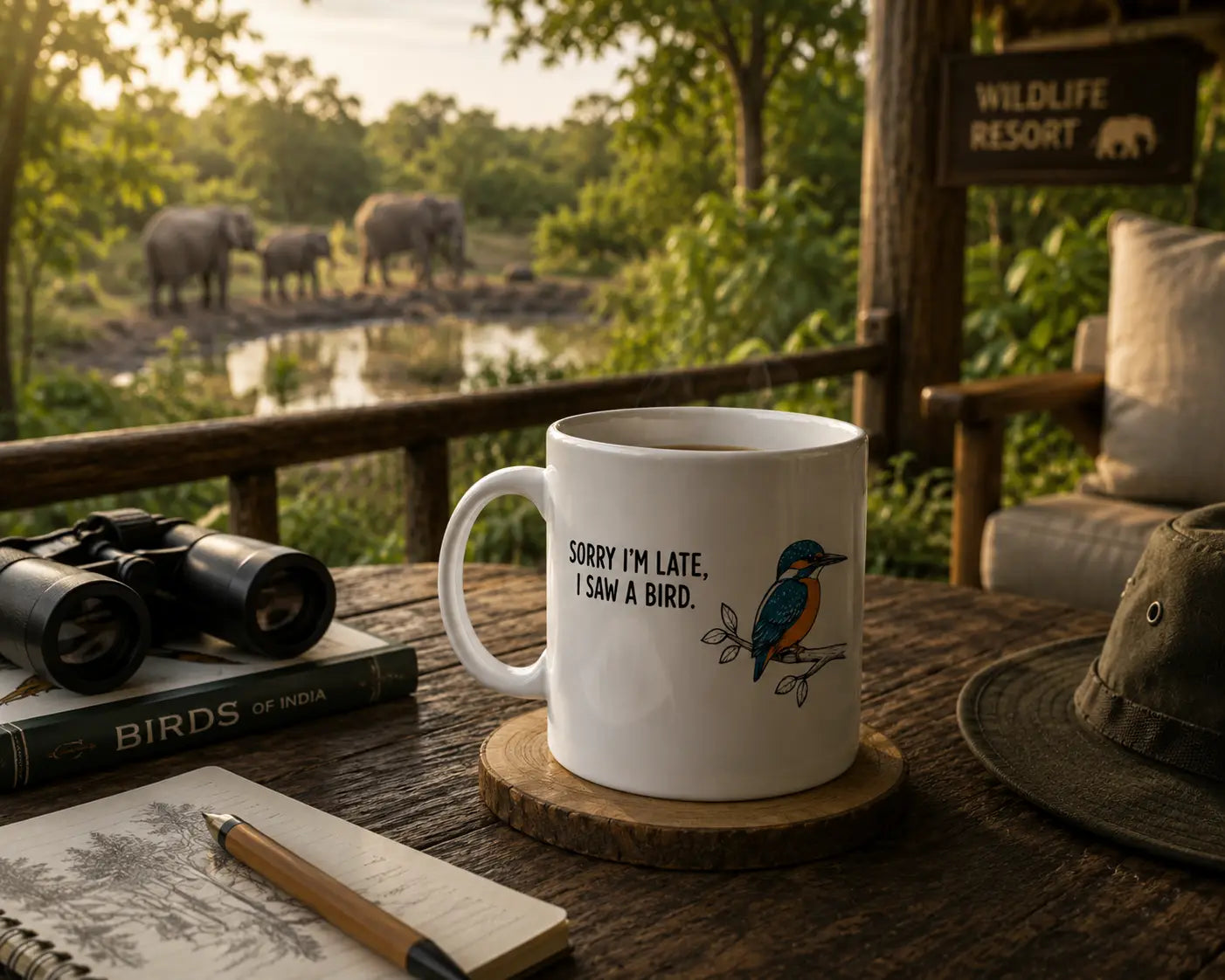KINGFISHER BIRD | PREMIUM CERAMIC MUG