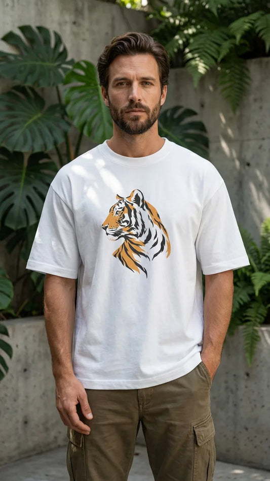 The Royal Bengal Portrait oversized T-Shirt