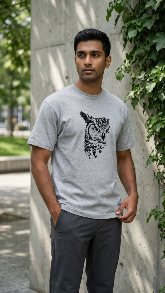 WISE OWL Regular Fit T-shirt