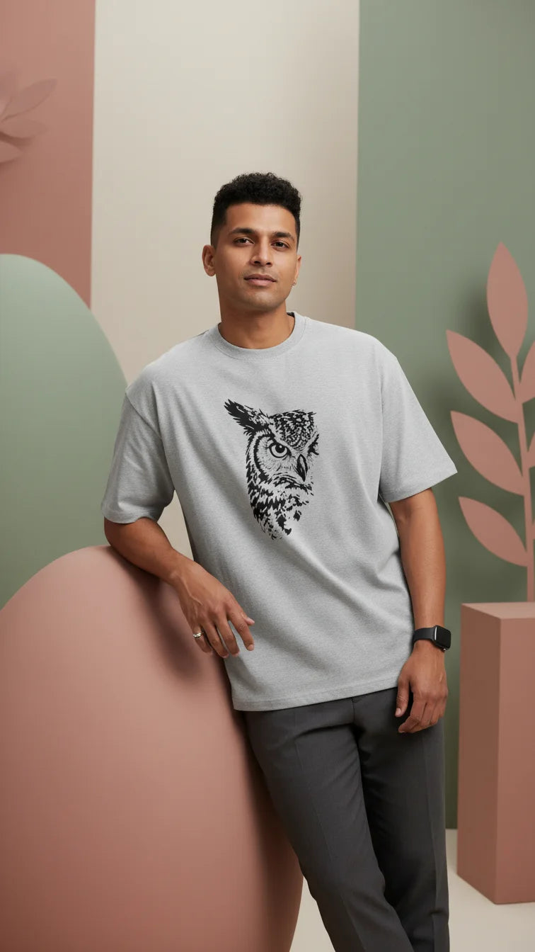 WISE OWL Regular Fit T-shirt