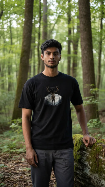 Kashmiri Hangul  Regular Fit T-Shirt