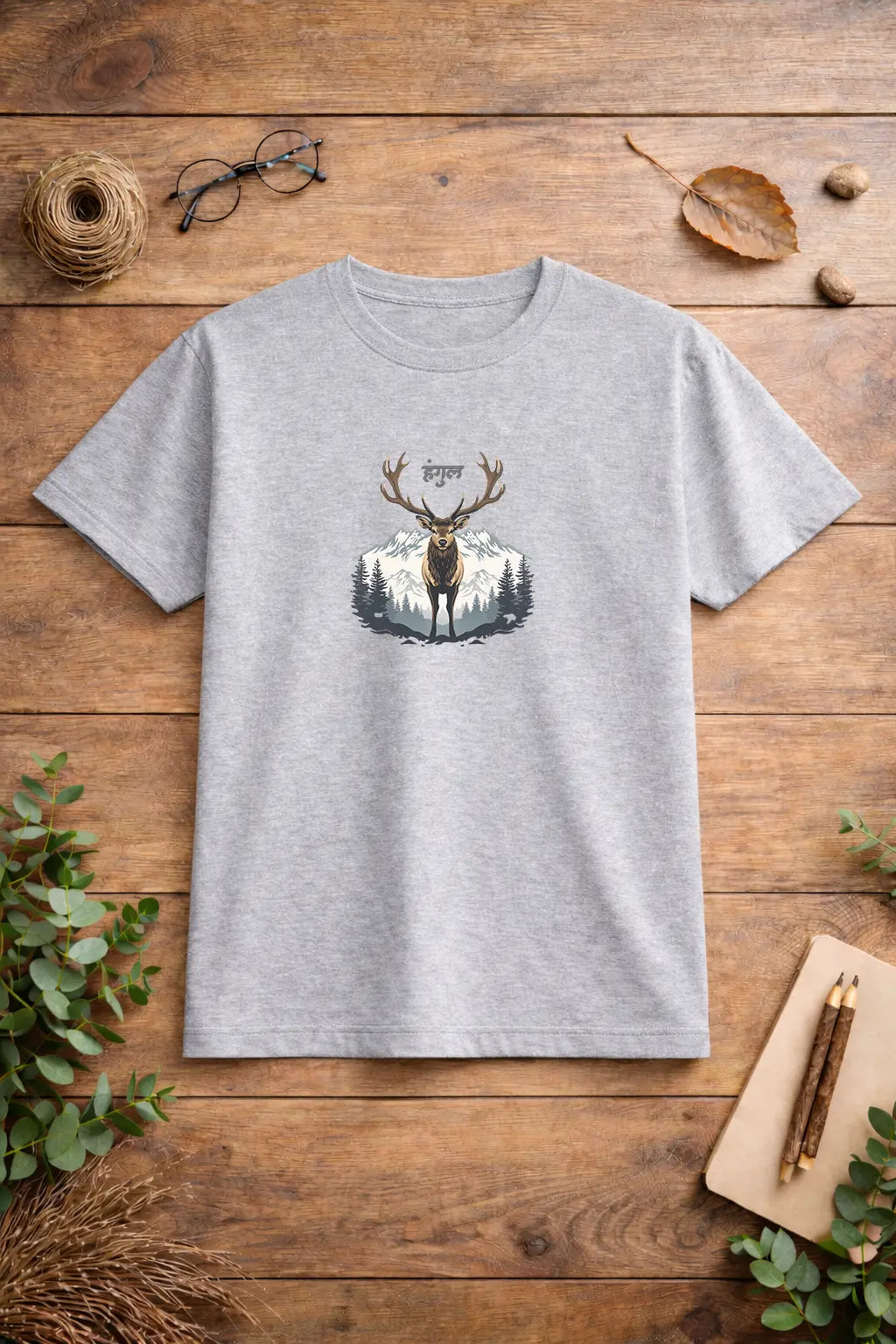 Kashmiri Hangul  Regular Fit T-Shirt