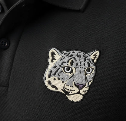 SNOW LEOPARD ELITE POLO EMBROIDERY