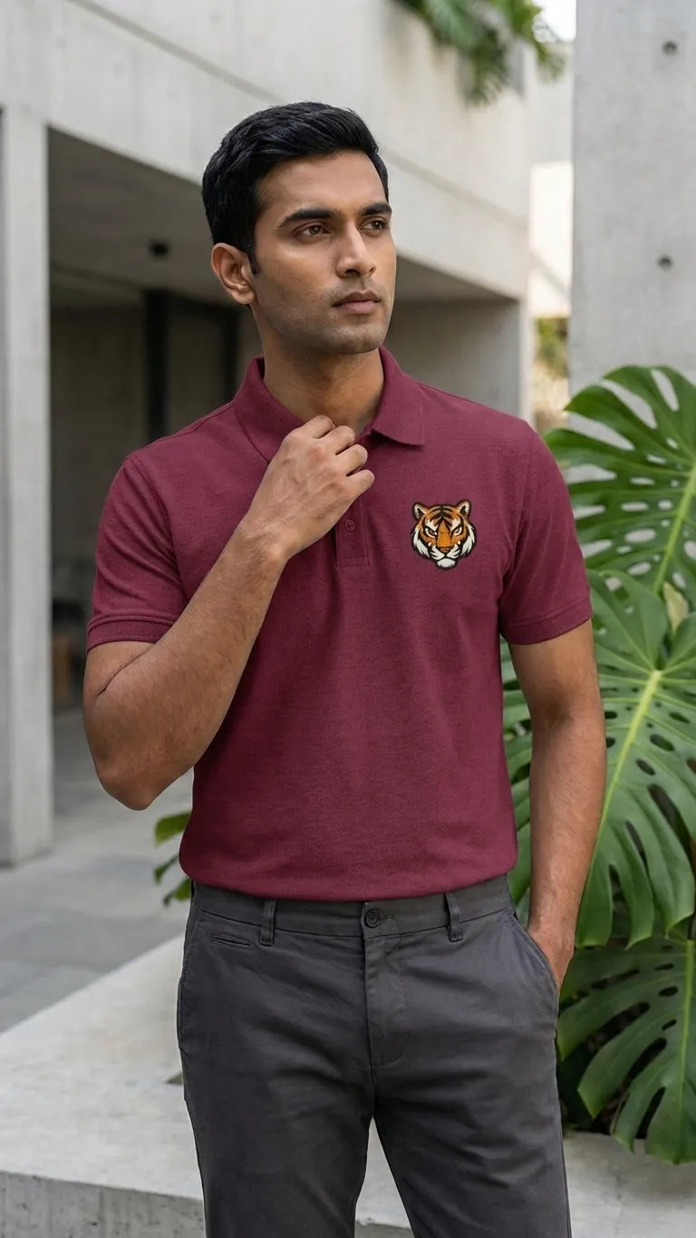 BENGAL TIGER ELITE POLO EMBROIDERY