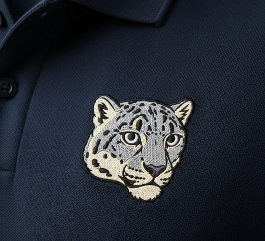 SNOW LEOPARD ELITE POLO EMBROIDERY