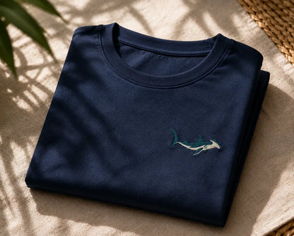 HAMMERHEAD SHARK | EMBROIDERED REGULAR FIT T-SHIRT