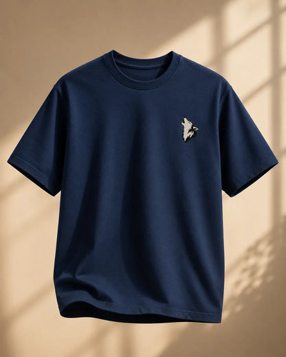 HOWLING WOLF | EMBROIDERED REGULAR FIT T-SHIRT