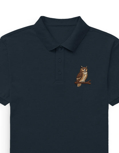 OWL ELITE POLO EMBROIDERY