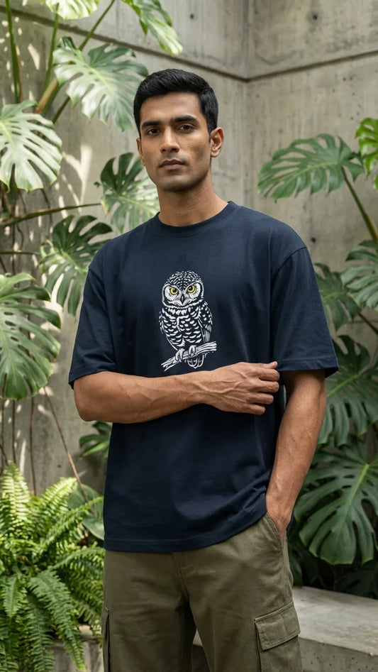 Spotted Owlet Oversized T-shirt