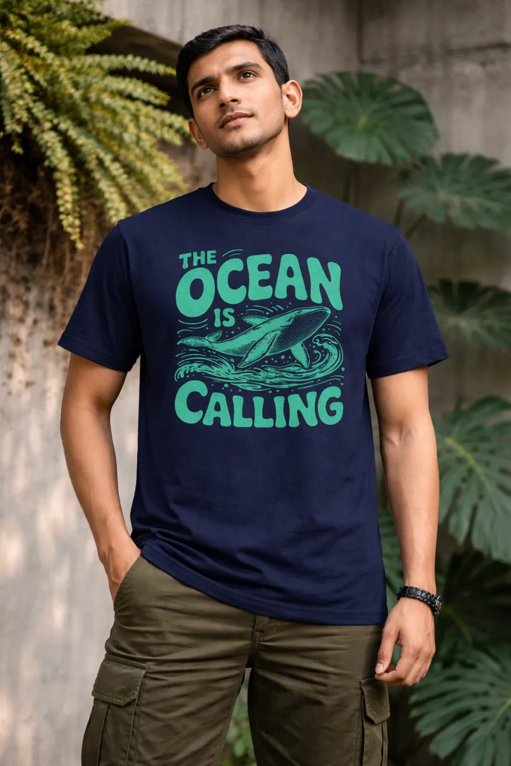 OCEAN CALLING REGULAR FIT T-SHIRT