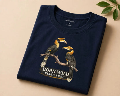 Born Wild Hornbill Regular Fit T-Shirt