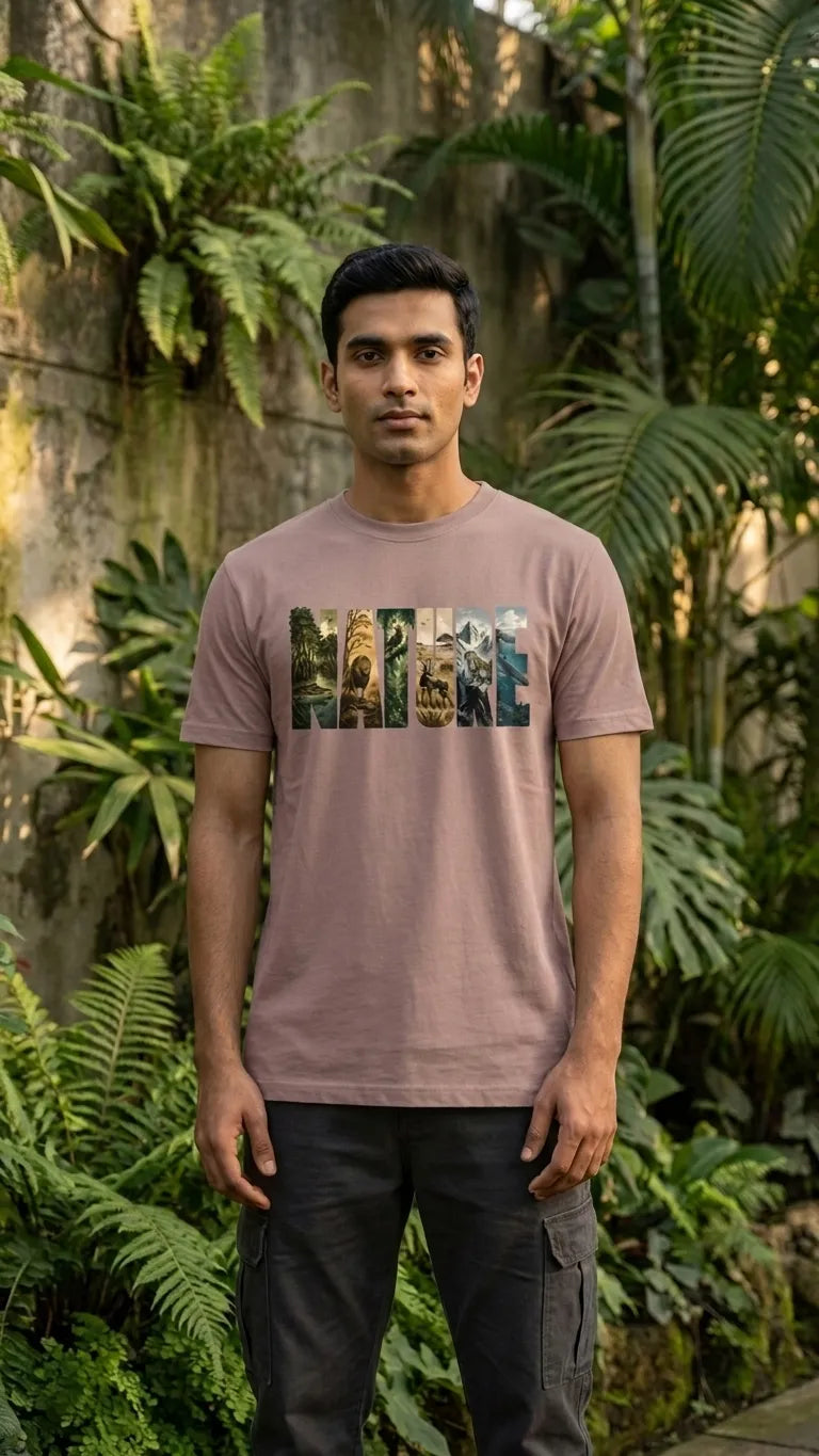 THE NATURE Regular fit T-shirt