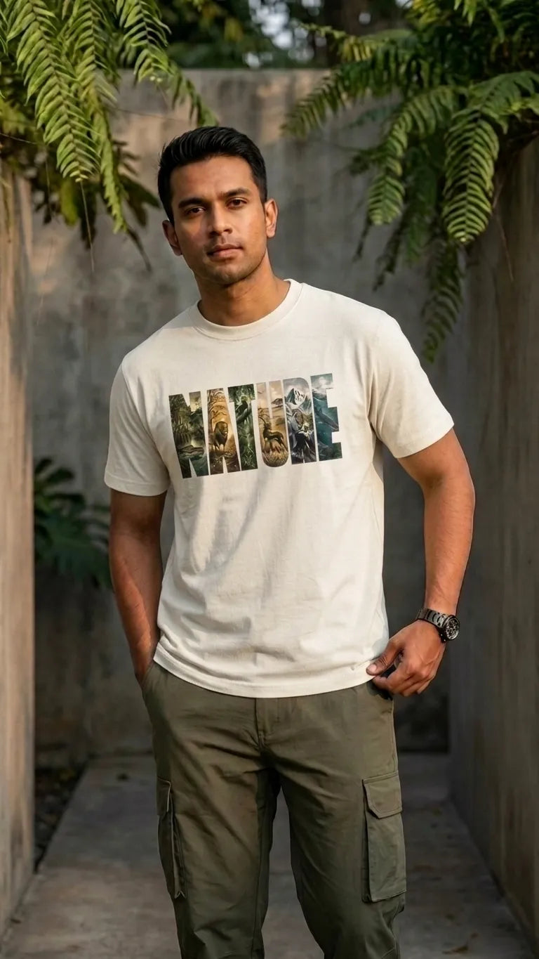 THE NATURE Regular fit T-shirt