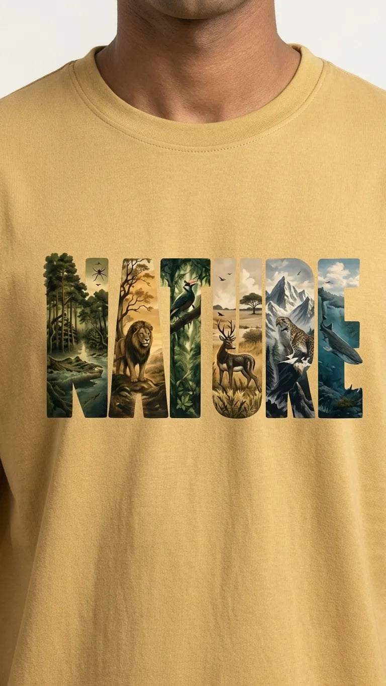 THE NATURE Regular fit T-shirt