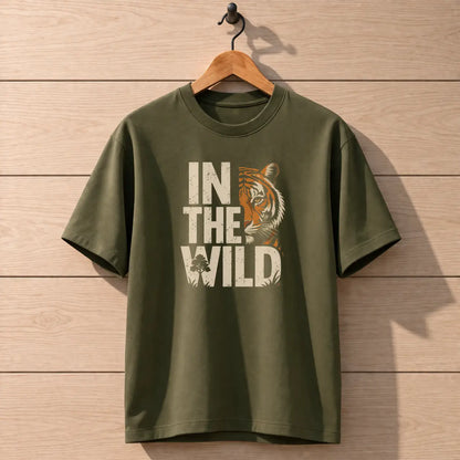 IN THE WILD TIGER Regular Fit T-Shirt